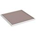 Trafalgar Melamine Small Square Plate (203x200x15mm) White and Taupe