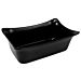 1-4 Size Melamine Fleur Crock w/SF 2L (265x162x100mm) Black