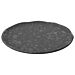 Mineral Melamine Crackle Plate (203x30mm) Agate Grey