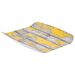 1-2 Size Rustic Tura Melamine Curved Tray (265x325x40mm) Yellow