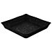 Melamine Mineral Crackle Crock (280x280x50mm) Black