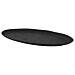 Pigment Melamine Oval Tray (530x325x30mm) Noir