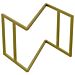 Z Stand Stainless Steel GN 1-2 (310x248x250mm) Gold