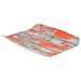 1-2 Size Rustic Tura Melamine Curved Tray (265x325x40mm) Orange