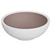 Trafalgar Melamine Dish 850ml (191x191x78mm) White and Taupe