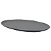 Pigment Melamine Oval Tray (420x280x30mm) Agate Grey