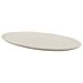 Pigment Melamine Oval Tray (530x325x30mm) Parchment