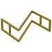 Z Stand Stainless Steel GN 1-2 (310x248x100mm) Gold