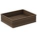 Poly Wicker H Basket (330x275x100mm) Willow
