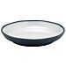 Marl Melamine Large Deep Plate (280x280x47mm) Steel Blue