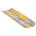 2-4 Size Rustic Tura Melamine Curved Tray (530x162x40mm) Yellow