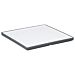 Trafalgar Melamine Large Square Plate (254x254x17mm) White and Grape