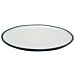 Marl Melamine Large Shallow Plate (280x280x26mm) Steel Blue