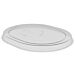 Hu SAN Oval Tray Lid to fit 73151 (12 Pack) (227x187x18mm) Clear