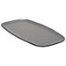 Marl Melamine Rectangular Side Plate (355x190mm) Charcoal Grey
