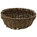 Poly Wicker Round Basket (230x80mm) Willow
