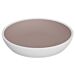 Trafalgar Melamine Dish Insert 550ml (197x197x38mm) White and Taupe