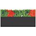 Red/Green Heavy Duty Garnish Divider Base (750x80mm) Black