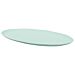 Pigment Melamine Oval Tray (530x325x30mm) Aqua