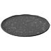 Mineral Melamine Crackle Plate (254x30mm) Agate Grey