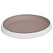 Trafalgar Melamine Large Shallow Dish (280x260x39mm) White and Taupe
