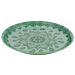 Mehndi Melamine Dish (350x350x30mm) Green