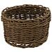 Poly Wicker Round Basket (180x95mm) Willow
